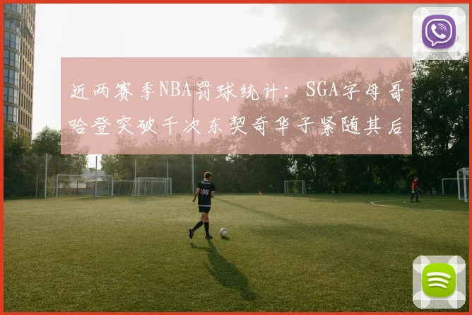 近两赛季NBA罚球统计：SGA字母哥哈登突破千次东契奇华子紧随其后